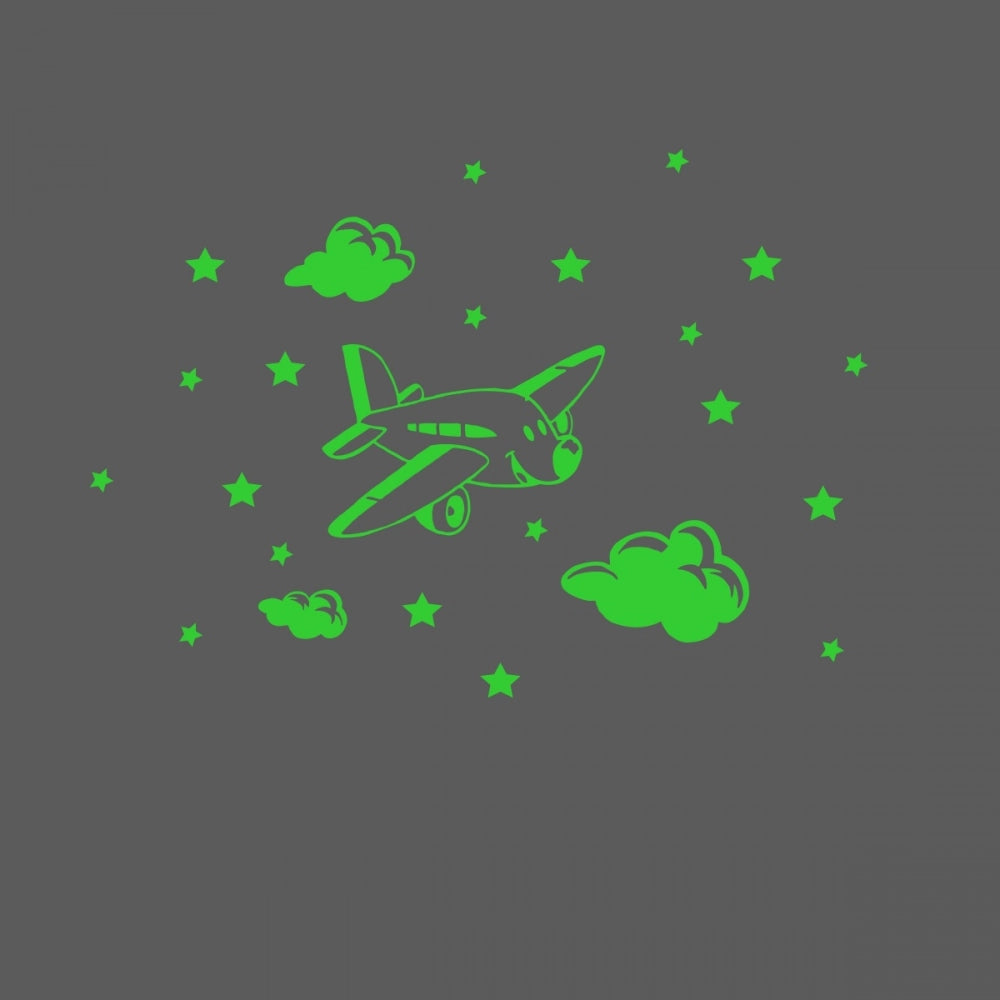 Generic Green Kids Room Decor Radium Wall Sticker