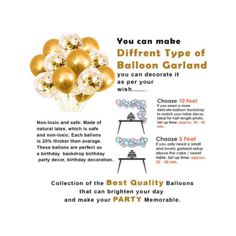 Generic 2Nd Birthday Decoration Items For Boys Or Girls (Golden)