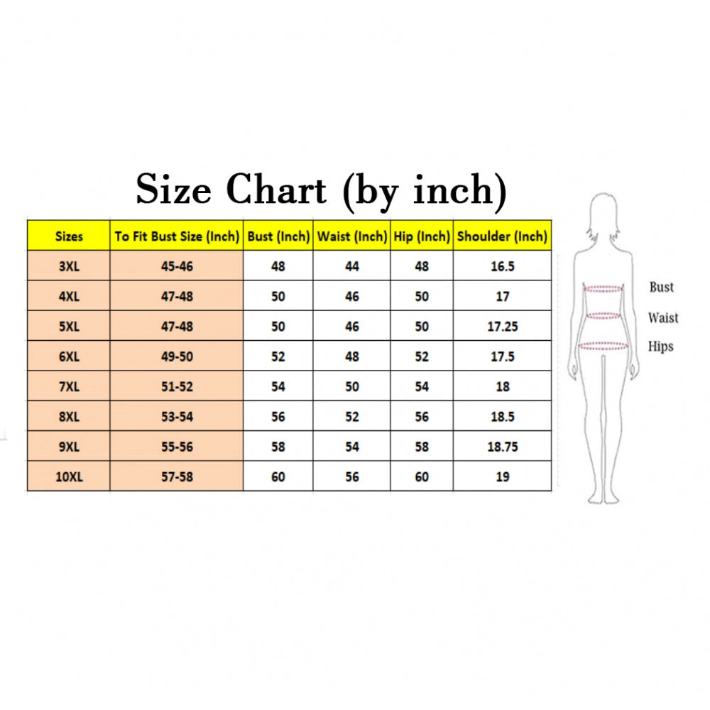 Generic Women's Cotton Printed Anarkali Kurti (Blue, Cotton)