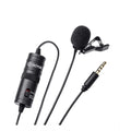 Generic Plastic BOYA BY-M1 Lavalier Condenser Microphone with 20ft Audio Cable