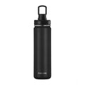 Generic 650 Ml Double Wall Insulated Stainless Steel Water Bottle With Screw Lid (Black)